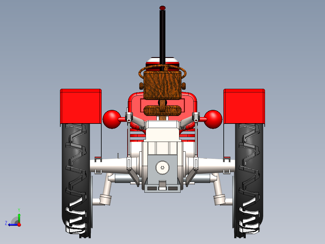 拖拉机、四轮车(3)右视图