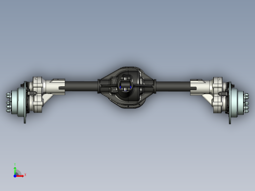 A2004066-后桥带中置车轴前视缩略图