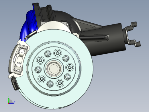 A2004066-后桥带中置车轴左视缩略图