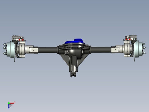 A2004066-后桥带中置车轴俯视缩略图