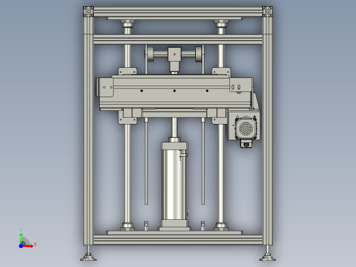 气缸升降往返机 前视缩略图