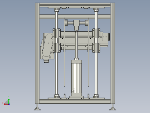 气缸升降往返机 后视缩略图