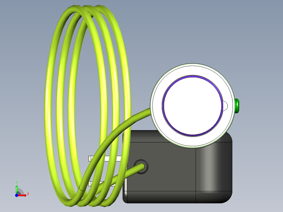 电磁吸笔设计前视图