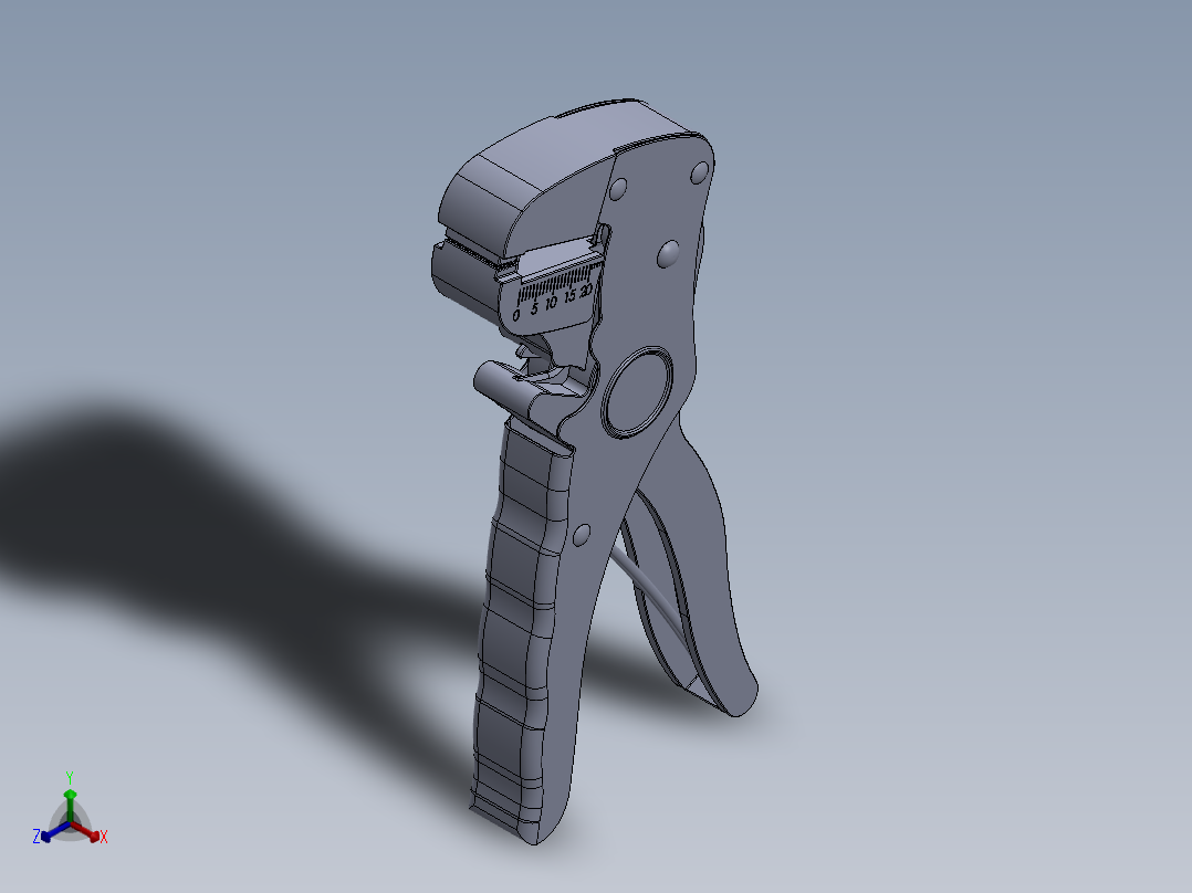 钳子、手钳子(12)正等轴测图