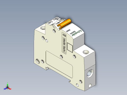 施耐德电气BA63 161C 1P 16 A 4.5 kA断路器