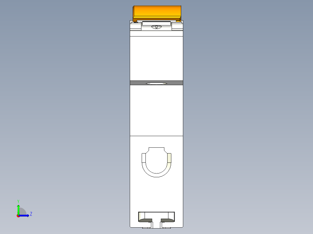 施耐德电气BA63 161C 1P 16 A 4.5 kA断路器左视图