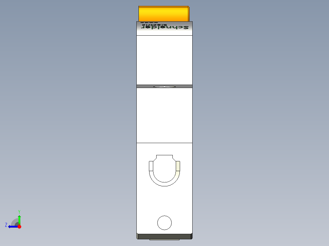 施耐德电气BA63 161C 1P 16 A 4.5 kA断路器右视图