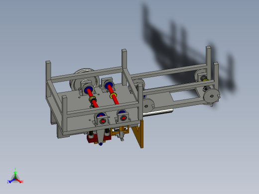自动罐制作设备3D模型_ProE三维设计图
