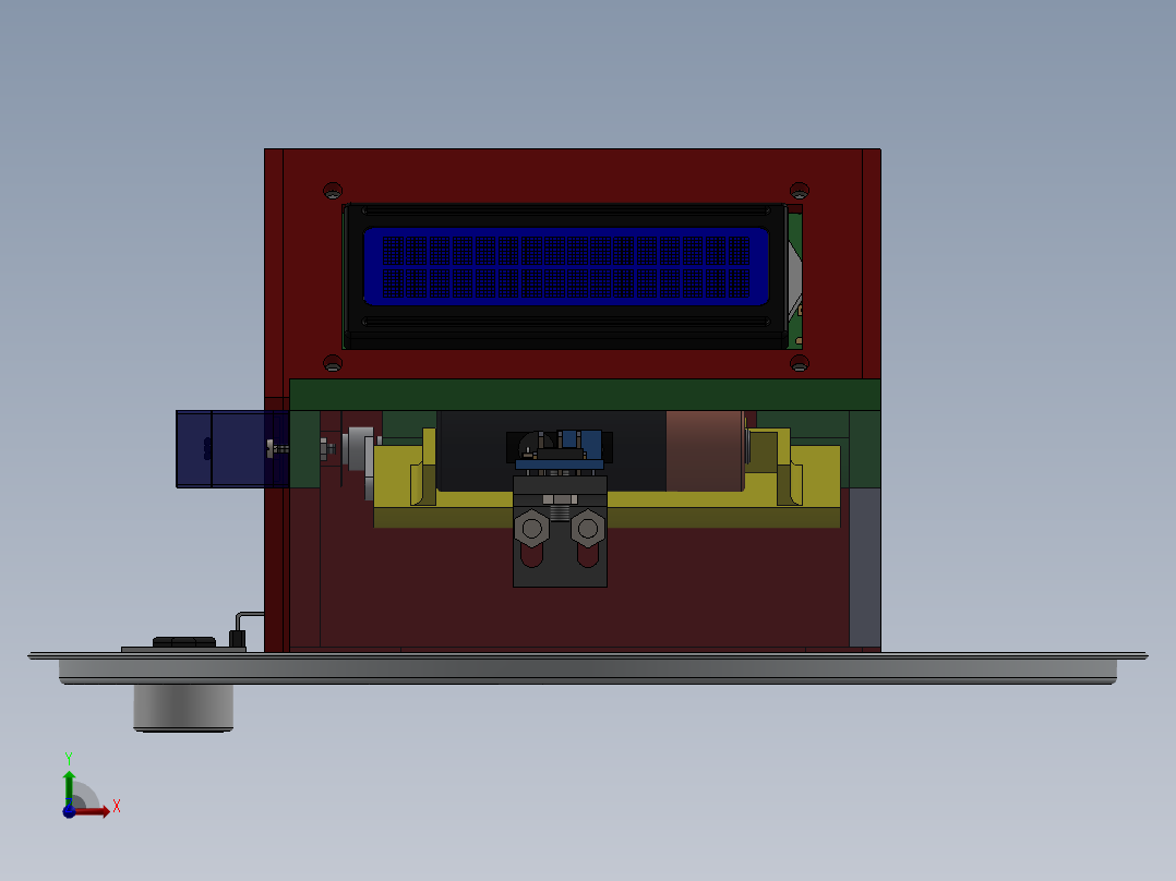 圆柱形电池收集箱生态堆前视图