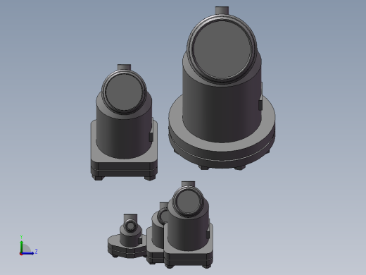 5款80MM-3焊接PN 40y过滤器模型左视缩略图