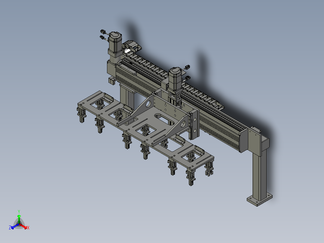 铜棒过渡搬运机构