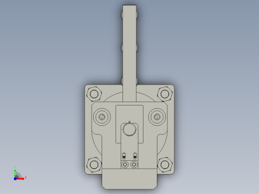 YWP200K4-06-08A-00隔膜张力辊组件前视缩略图