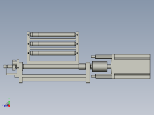 YWP200K4-06-08A-00隔膜张力辊组件右视缩略图