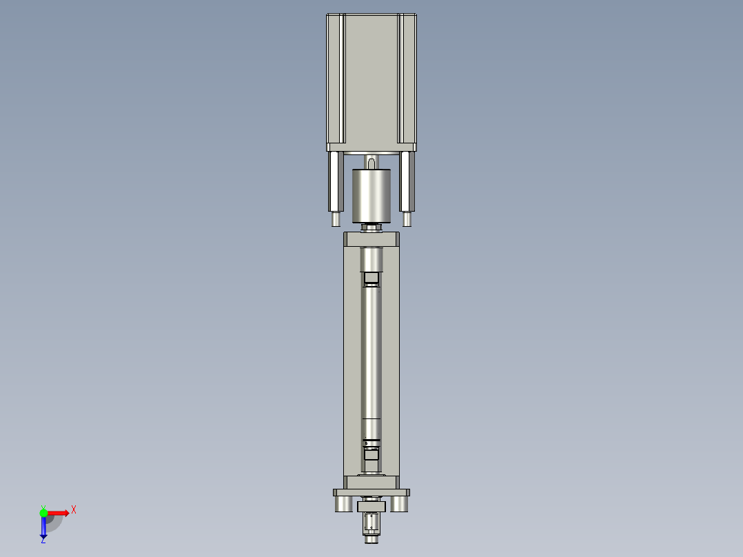 YWP200K4-06-08A-00隔膜张力辊组件俯视图
