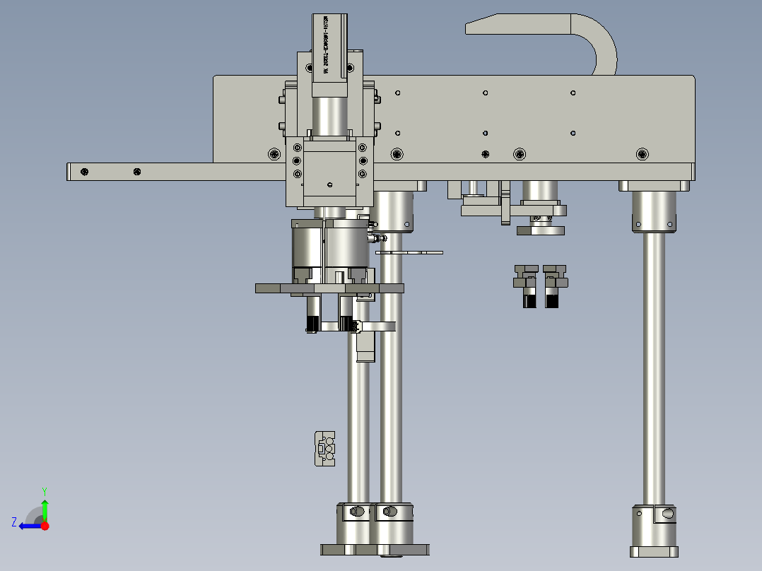 胶圈抓手组右视图