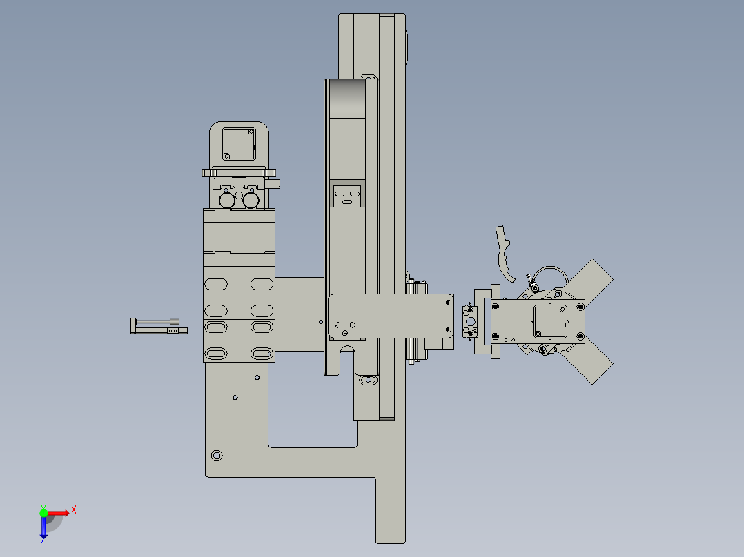 胶圈抓手组俯视图