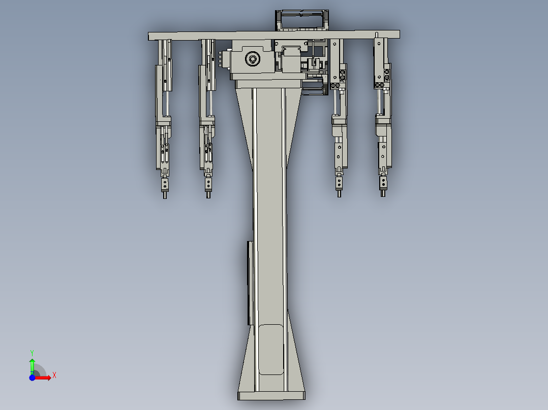 收料移栽模组前视图