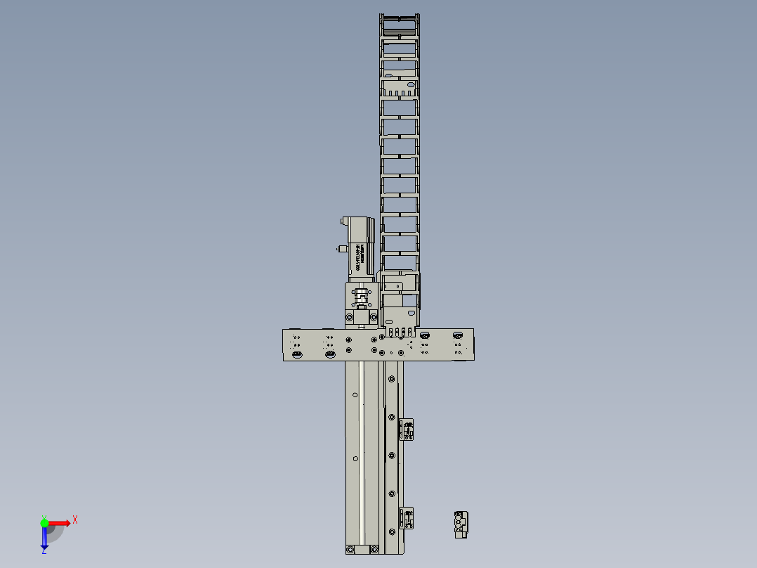 收料移栽模组俯视图