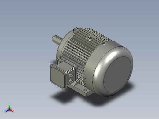 带底脚无凸缘电机Y80M
