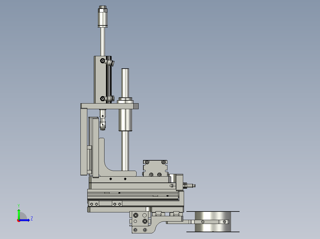 RS-滚胶机纸环夹爪机构-1左视图
