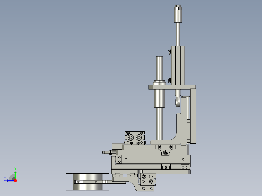 RS-滚胶机纸环夹爪机构-1右视图