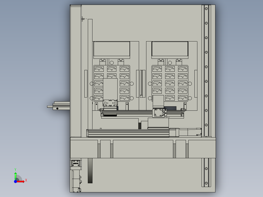 升降机构总成4前视图