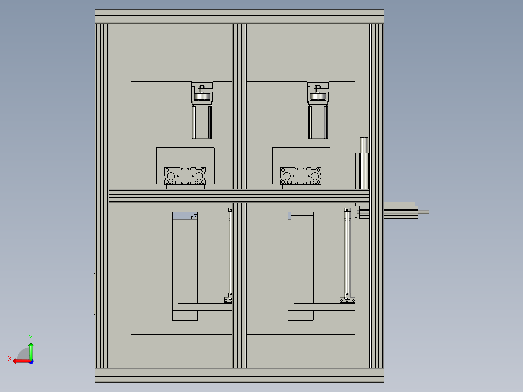 升降机构总成4后视图