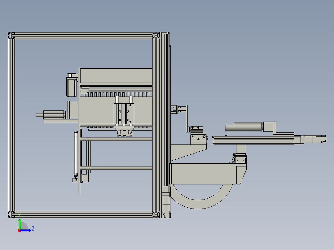 升降机构总成4左视图