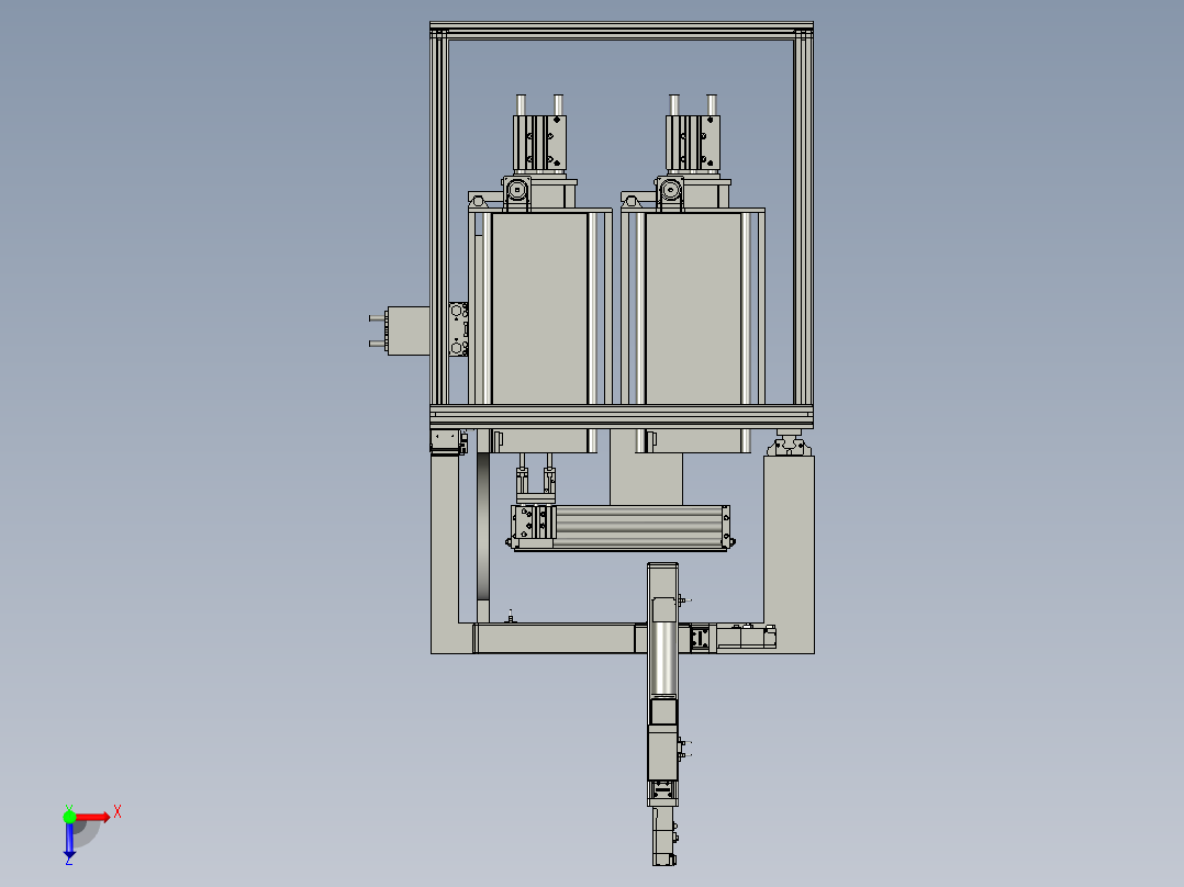 升降机构总成4俯视图