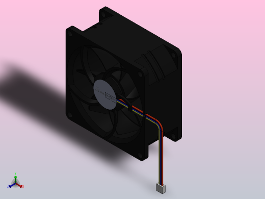 CPU 风扇正等轴测缩略图