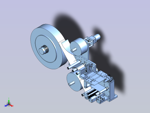 贴标-卷料模组正等轴测缩略图