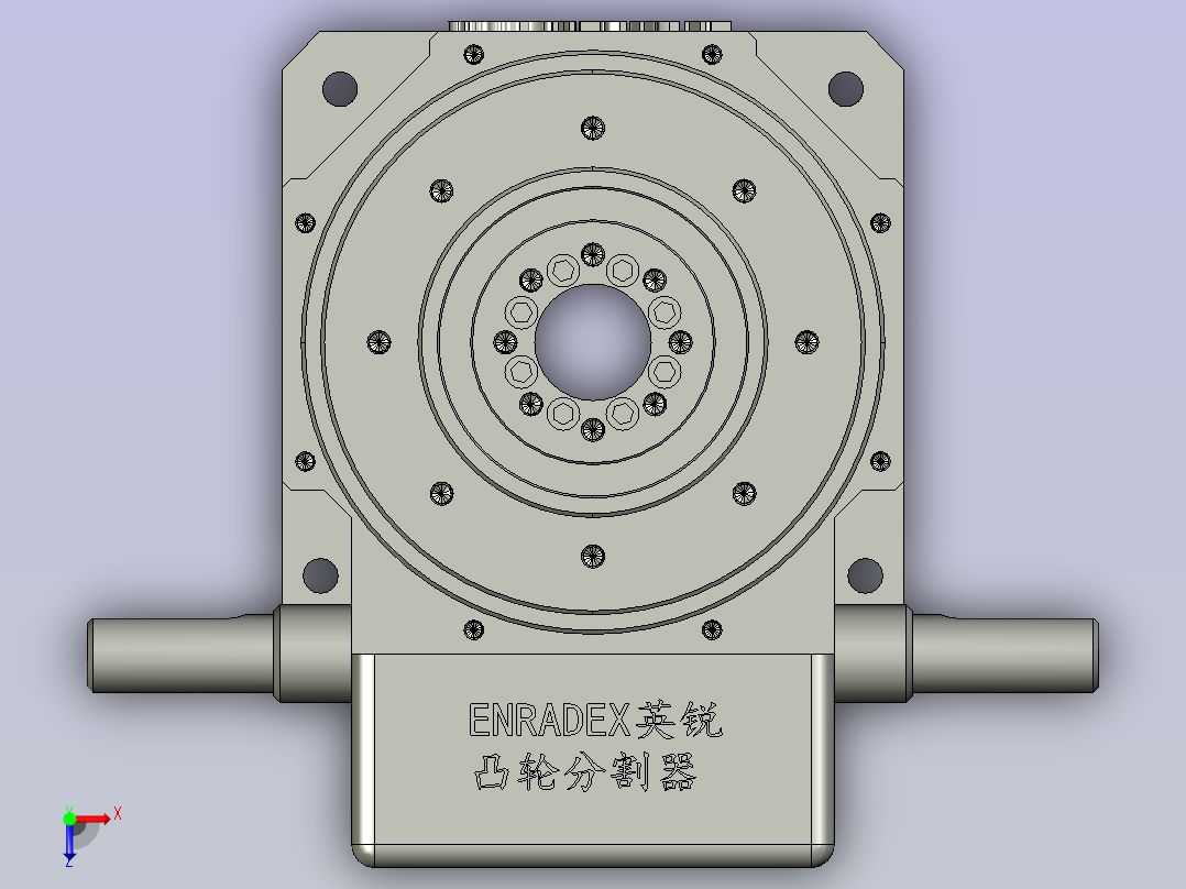ER-RU80DT英锐凸轮分割器ER-RU80DT英锐凸轮分割器俯视图