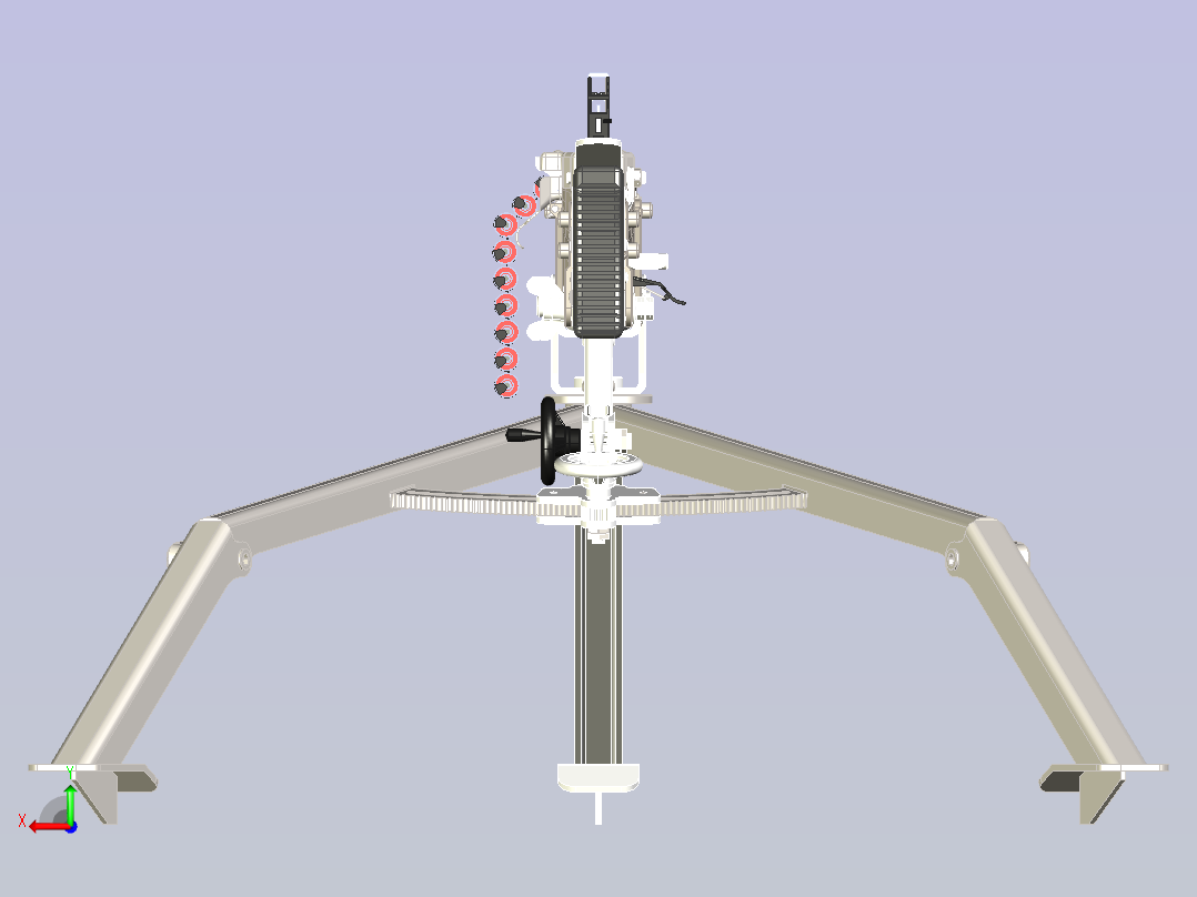 DShK Reference Model后视图