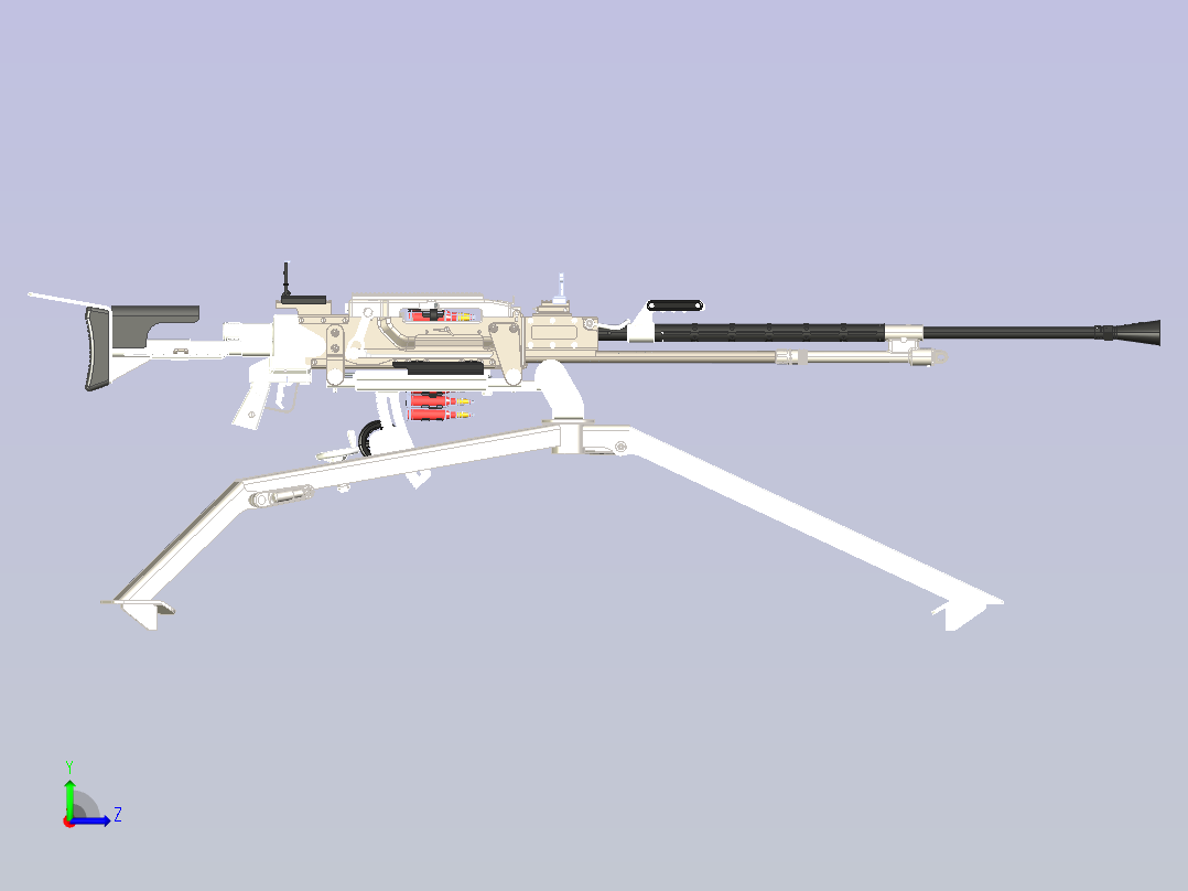 DShK Reference Model左视图