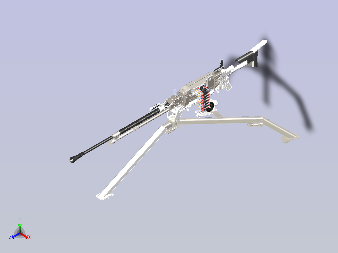 DShK Reference Model正等轴测图