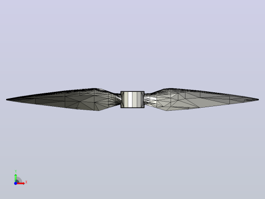 3D打印螺旋桨作为吸顶灯前视缩略图