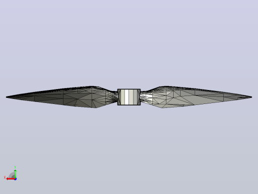 3D打印螺旋桨作为吸顶灯后视缩略图