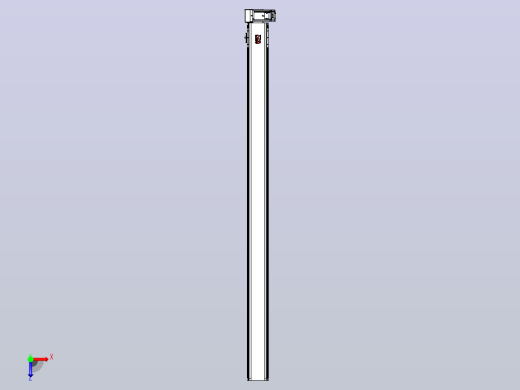 皮带直线轴半封闭可选导轨TPA-HNB-110D-90-L1650-RU-Y-P40-N3俯视缩略图