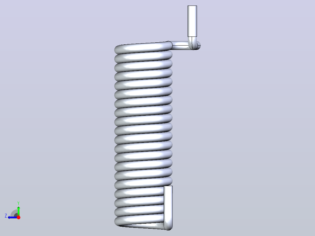 3D 弹簧右视图