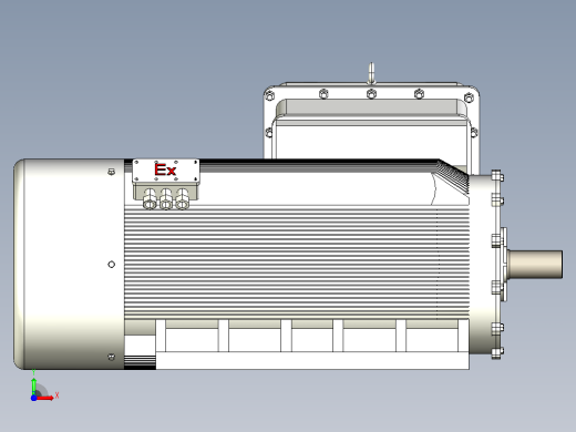 YB2系列高压隔爆型三相异步电动机（10kV）[YB2 5002-4 WF1]前视缩略图