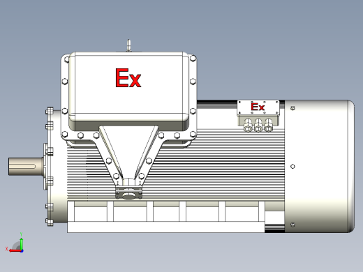 YB2系列高压隔爆型三相异步电动机（10kV）[YB2 5002-4 WF1]后视缩略图