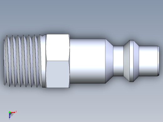 压缩空气系统的快速连接器俯视缩略图