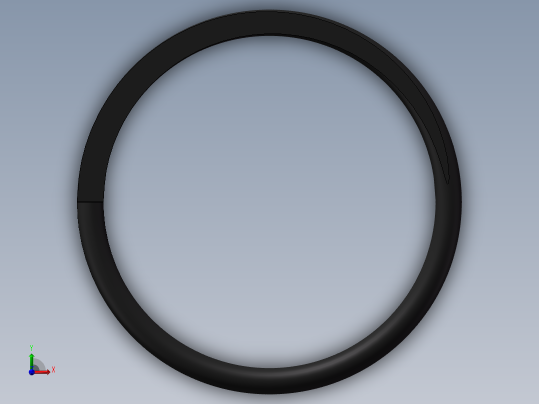 压缩弹簧前视图