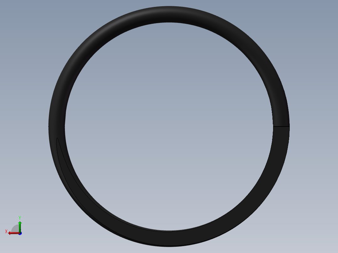 压缩弹簧后视图