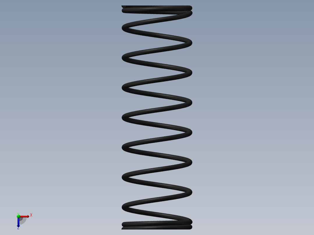 压缩弹簧俯视图