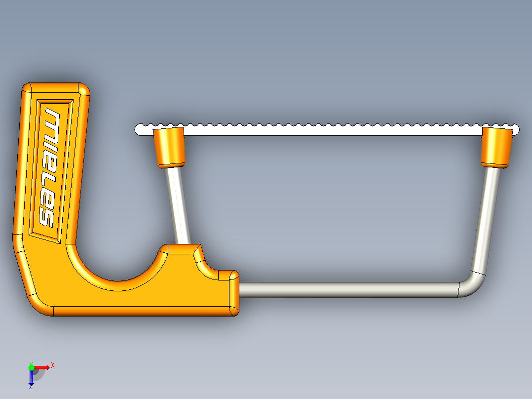 锯齿_锯刀俯视图