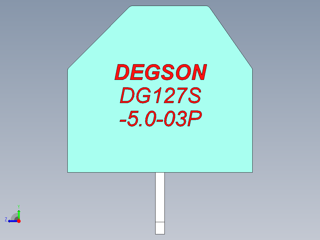DG127S-5.0-03P-14-00AH右视图