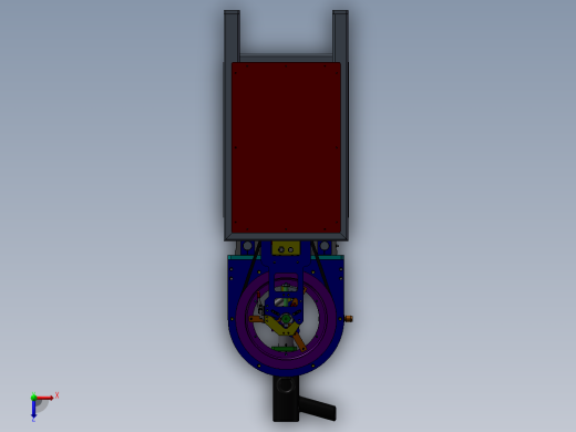 焊接钻孔机设备俯视缩略图