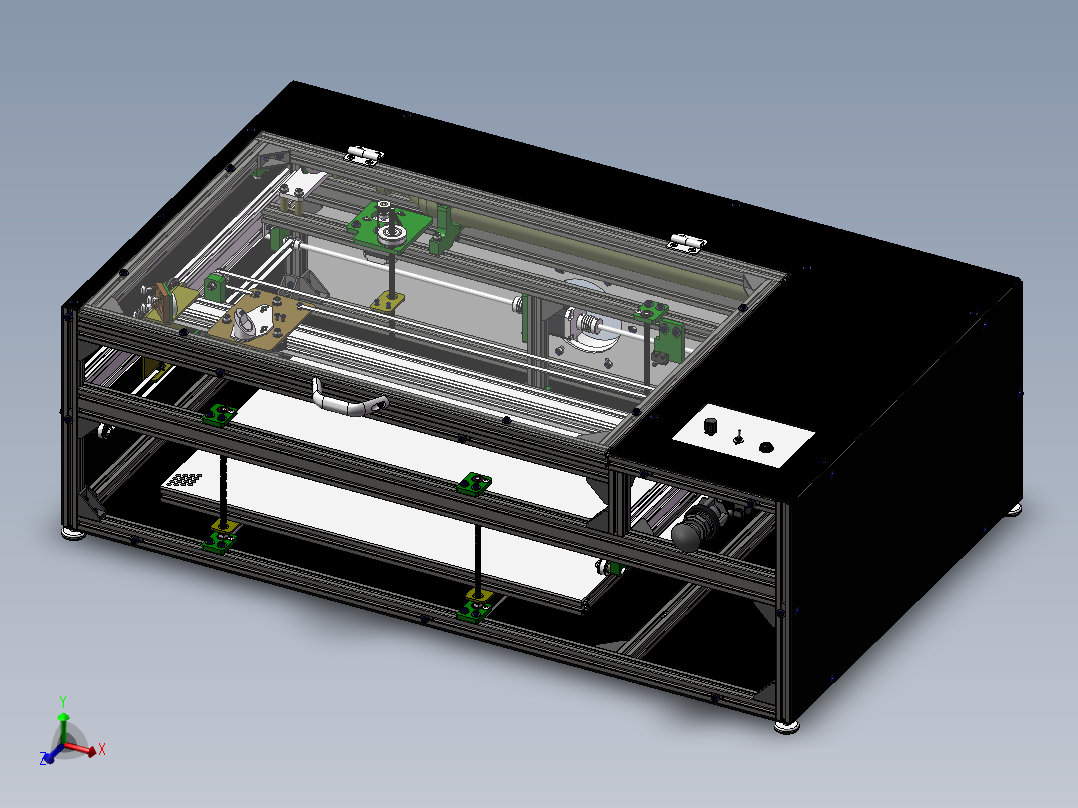 一套激光雕刻机