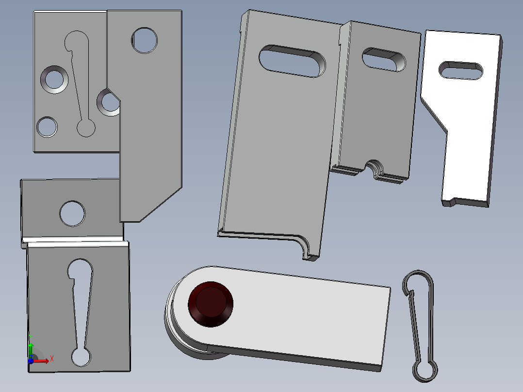 旋转吊钩前视图
